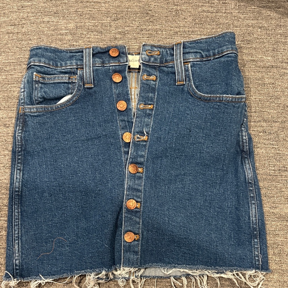 Madewell Blue Denim Waistband Jeans